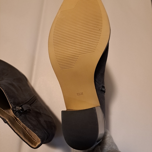 14th & Union pointed toe ankle booties black heel size 8.5 - Picture 7 of 7